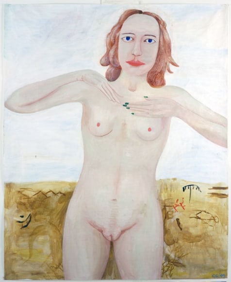 MYTHOLOGICAL FIGURE, 2005, Acrylic on paper