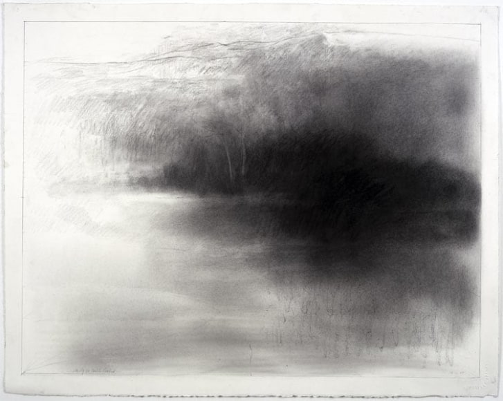 Graphite drawing by Jake Berthot