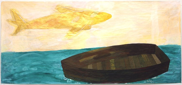 acrylic painting on paper