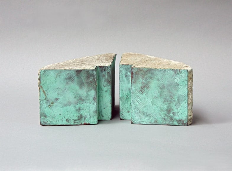 Untitled 1, 1976, Concrete and Copper