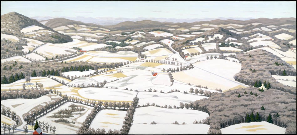 Rackstraw Downes, A THAW, 1972