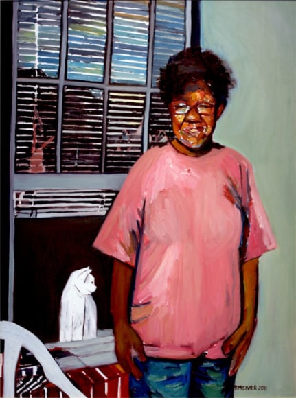 Snowball in the Window, 2011, Oil on canvas