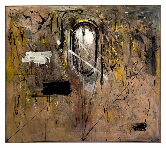 Jake Berthot THE CHARIOT, GHOST DREAM AND THE CANDLE (AFTER DYLAN THOMAS), 1991&nbsp;