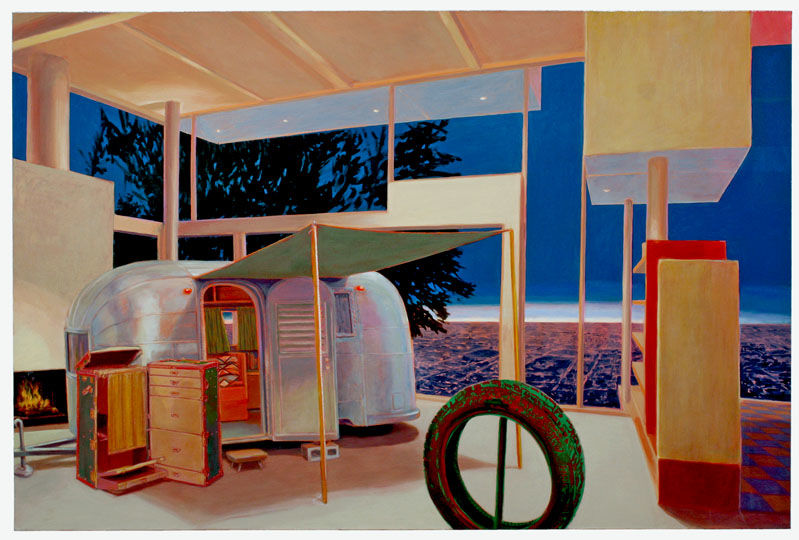 Flat Fixed, 2010, Oil on linen