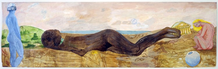 AFRICA, 2006, Acrylic on paper