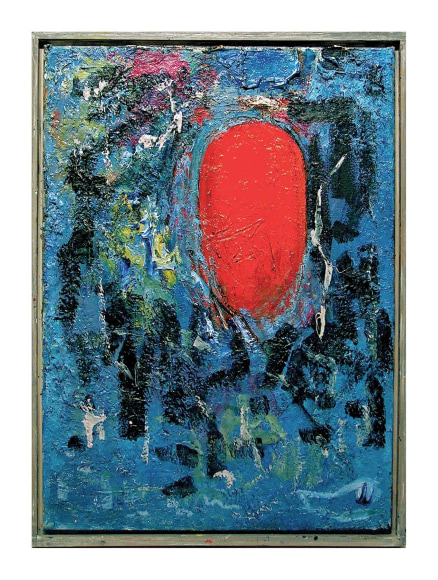 Jake Berthot Red Point (Form for Brancusi), 1991&nbsp;