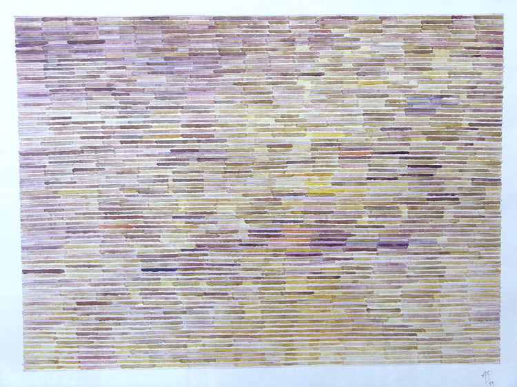 UNTITLED, 1999&nbsp; Watercolor on paper