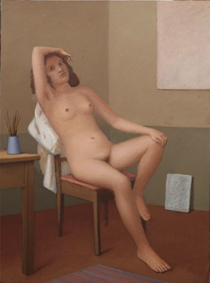 POSING, 2007, Oil on linen