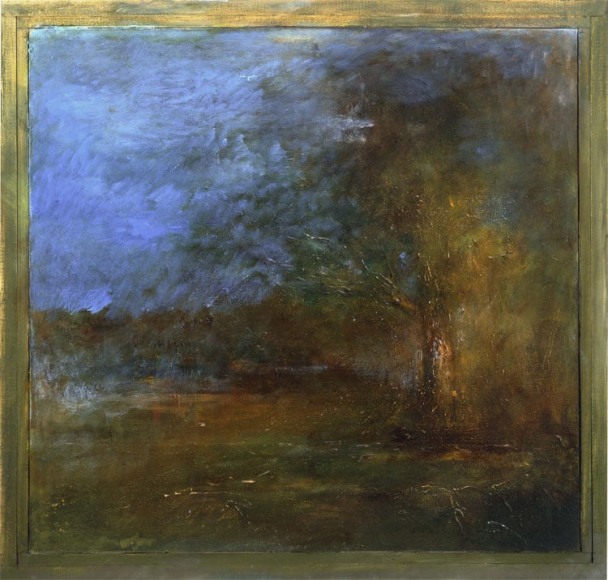 Oil painting by Jake Berthot