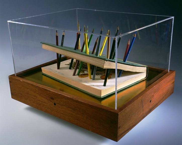 Peter Hutchinson  Organic Color Printing, 1995  29 x 44,5 x 37 cm together with a specially made wooden pedestal 100 x 66 x 66 cm