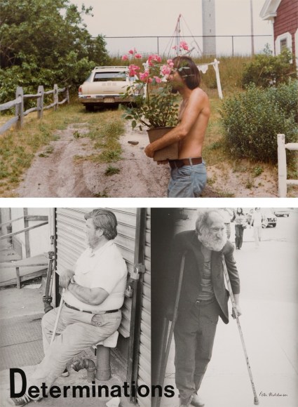 Peter Hutchinson  Man&rsquo;s Condition, 1976  27 parts 1 part (text) framed 32 x 40 cm 26 parts (photos) framed as 13 Diptychs each frame 105 x 80&nbsp; packed in a specially made wooden crate for storage and transport, 130 x 97 x 67 cm