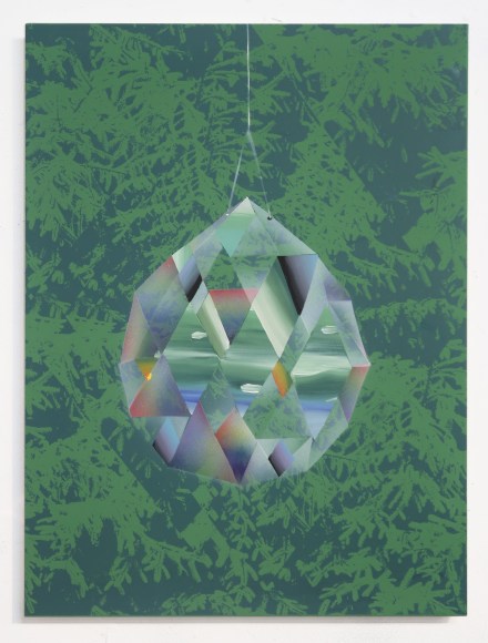 Melissa Brown  Prism, 2021  Flashe, oil, acrylic on Dibond  60 x 44.5 | 23 1/2 x 17 1/2 in