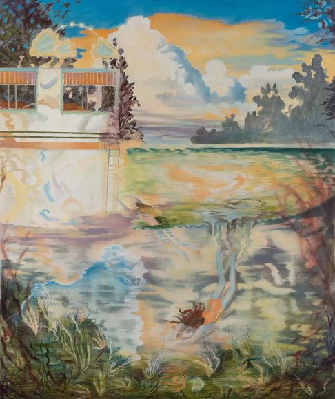 Johanna Seidel Melting Glaciers, 2022 Oi on canvas 49 1/5 &times; 40 9/10 in | 125 &times; 104 cm