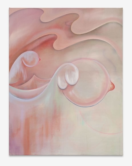 Jagoda Bednarsky (b. 1988)  Under the Weather (double), 2022  Oil, acrylic, and gouache on canvas  135 x 105 cm | 53 x 41 1/2 in