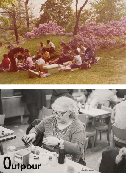 Peter Hutchinson  Man&rsquo;s Condition, 1976  27 parts 1 part (text) framed 32 x 40 cm 26 parts (photos) framed as 13 Diptychs each frame 105 x 80&nbsp; packed in a specially made wooden crate for storage and transport, 130 x 97 x 67 cm