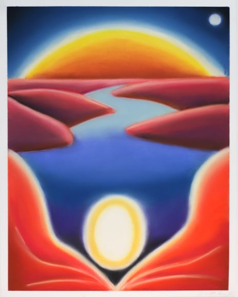 Zoe McGuire  Above the Sun, 2021  Oil on canvas  112 x 86 cm / 44 x 34 in