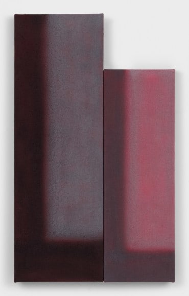 Russell Tyler  G2R, 2022  Acrylic on canvas  77 x 47 cm / 30 1/4 x 18 1/2 in