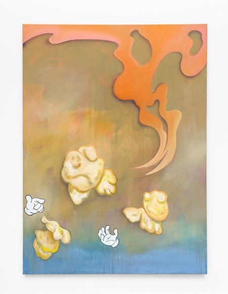 Jagoda Bednarsky On Remoteness (Tribal), 2022 Oil, acrylic, and gouache on canvas  170 x 130 cm / 70 1/2 x 55 in