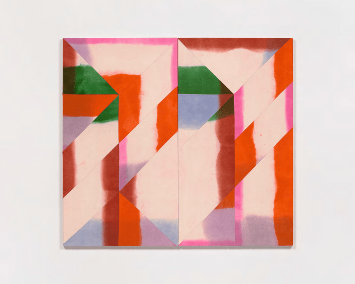 Wilder Alison (b. 1986)  skyeyeye crush—, 2021  Dyed wool and thread  140 x 152.5 cm / 55 x 60 in