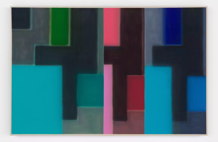 Russell Tyler  BGR2B, 2022  Acrylic on canvas  122 x 183 cm / 48 x 72 in