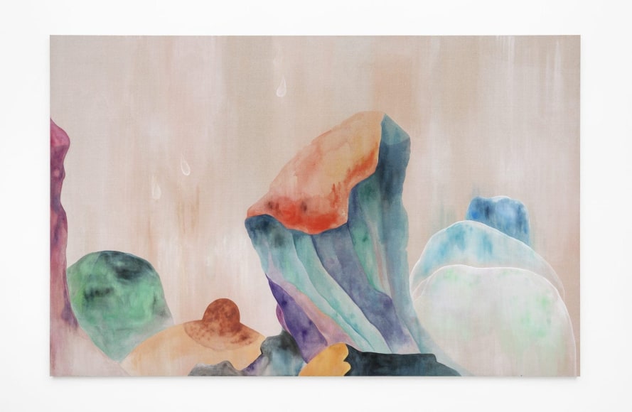 Jagoda Bednarsky Shadowland (Scape), 2020 Oil, acrylic, and gouache on canvas 200 x 310 cm / 78 3/4 x 122 in