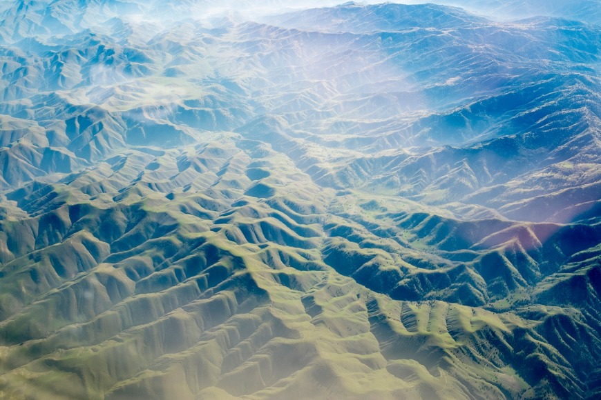 Barry Stone  California Overview on Descent into San Fransisco, 2015  Archival inkjet print  86.36 x 129.54 cm / 34 x 51 in Edition of 3 + 1 AP
