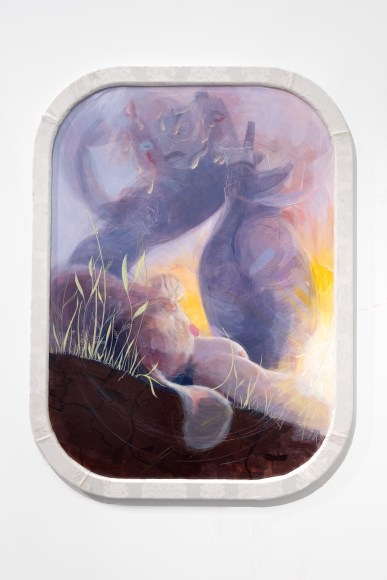 Autumn Wallace  Time Piece, 2022  Acrylic, oil, and pastel on Dibond  162 x 122 cm / 63 5/6 x 48 in