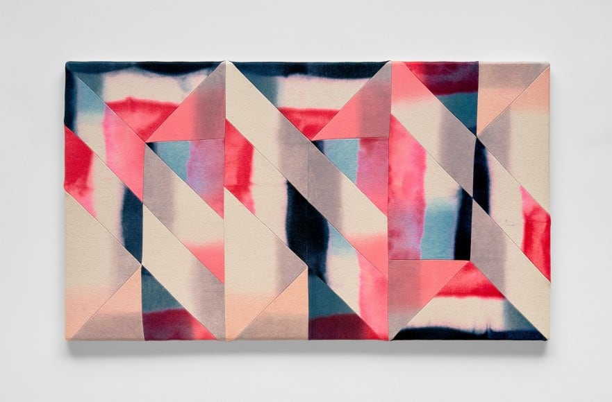 Wilder Alison (b. 1986)  Untitled, 2023  Dyed wool and thread  62 x 108 cm | 24 1/2 x 42 1/2 in