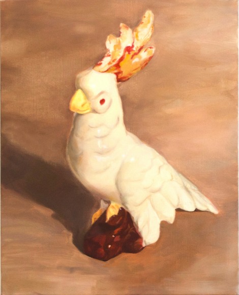 Kurz - Woman with a parrot