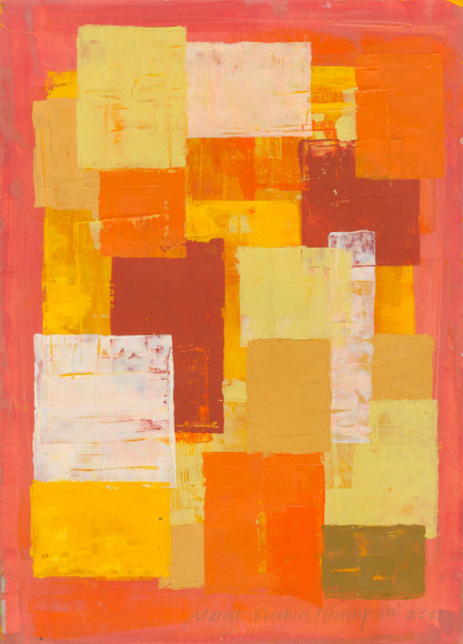 Margot Voorhies Thompson (b. 1948)  Glowing Rocks, Joshua Tree, 2021