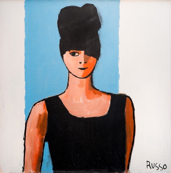 Russo - Portrait of Woman with One Eye Visible