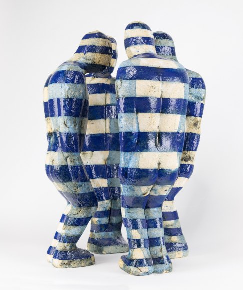 Perkin - Huddle with Blue Stripes