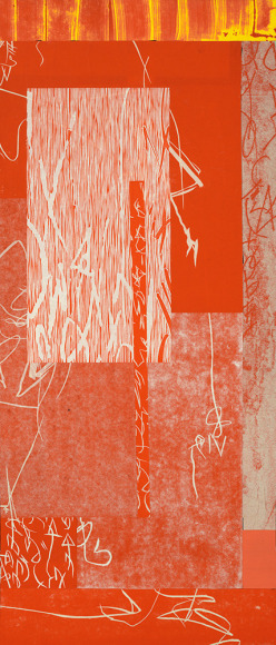 Margot Voorhies Thompson (b. 1948)  Desert Journal, 2020  Mixed Media Collage