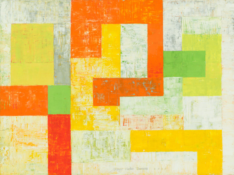 Margot Voorhies Thompson (b. 1948)  Woven Desert, Joshua Tree #1, 2022