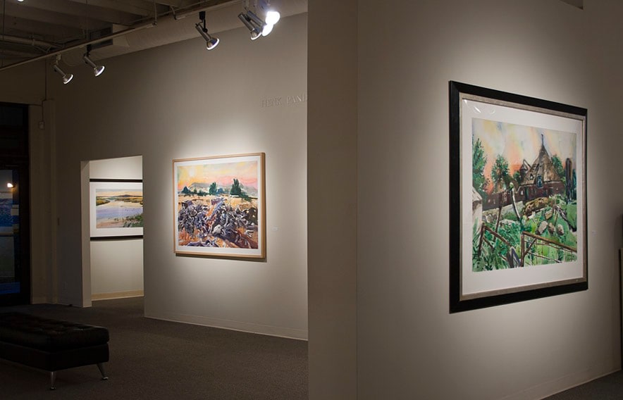 Henk Pander watercolors at Laura Russo Gallery February 2012