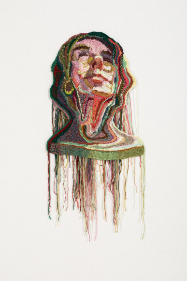 Jo Hamilton (b. 1972)  Masked: Marbled, 2021