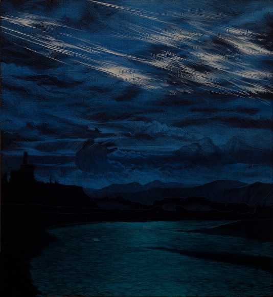 Stotik - nighttime river scene