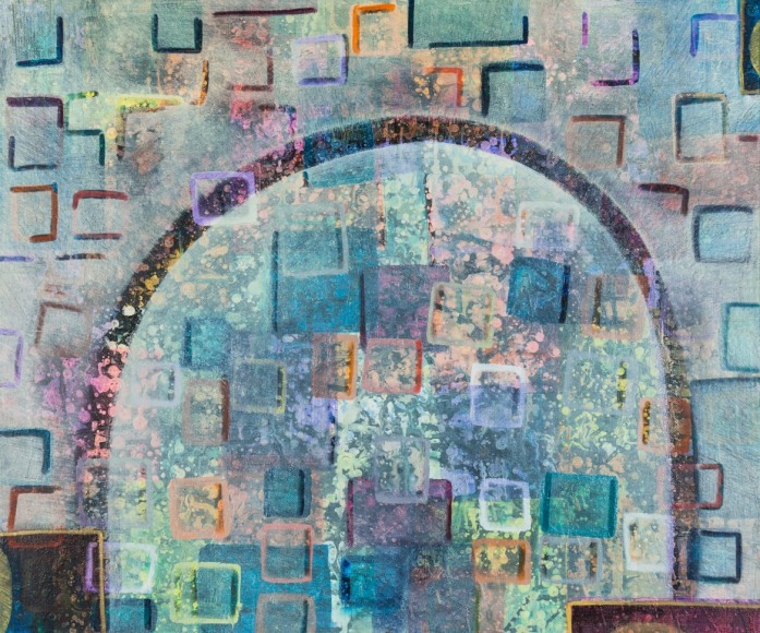 Whitney E. Nye (b. 1966)  Catch, 2020  acrylic and oil on canvas