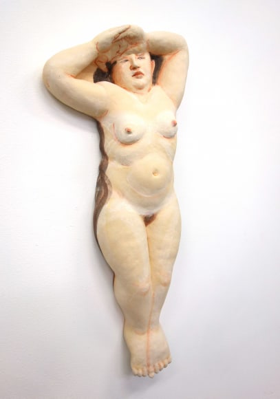 Akio Takamori (1950-2017)  Sleeper with Blue Eyes, 2014