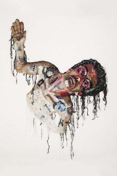 Jo Hamilton (b. 1972)  Salvaged Plastic Shine, 2021