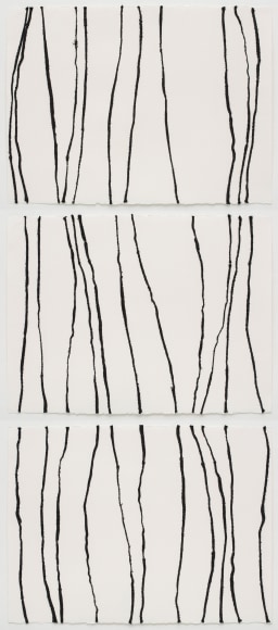 Brenda Mallory  Warm Lines (triptych), 2014