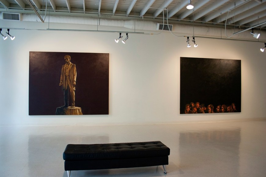 Michael Brophy paintings at Laura Russo Gallery April 2012