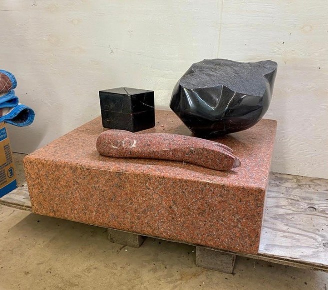 Michihiro Kosuge (b. 1943)  Three Elements, 2004