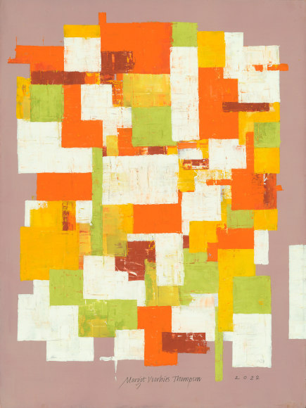 Margot Voorhies Thompson (b. 1948)  Desert Walk Near Borrego Springs, 2022