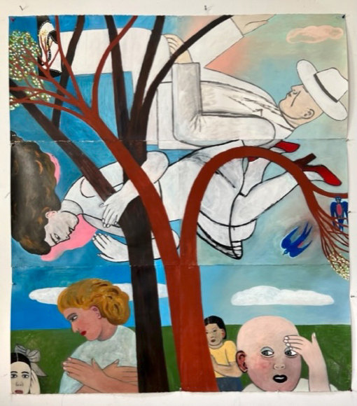 Fay Jones (b. 1936)  Free Fall, 2021