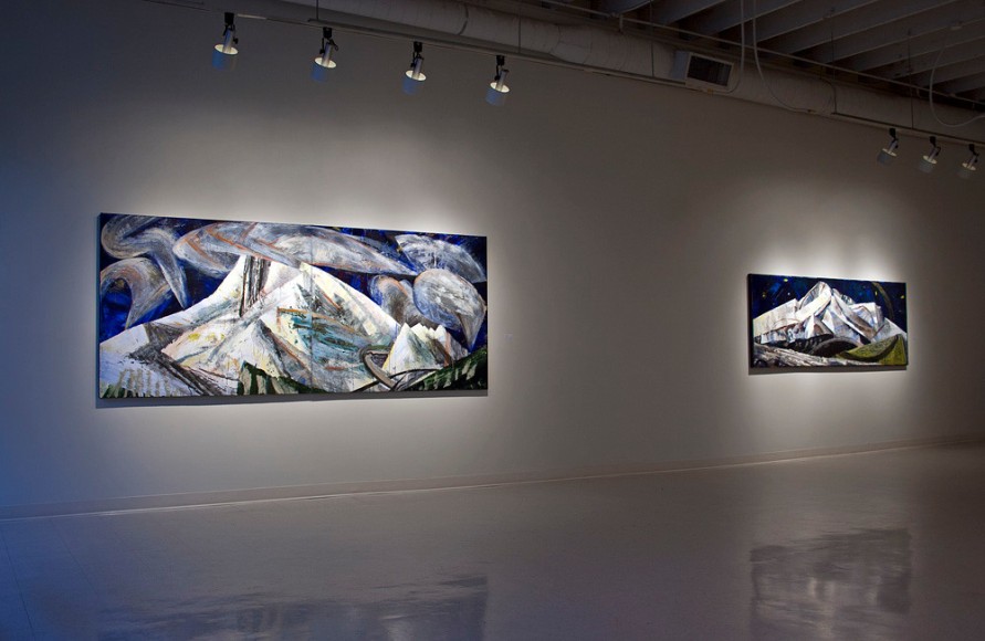 Lucinda Parker paintings at Laura Russo Gallery March 2012