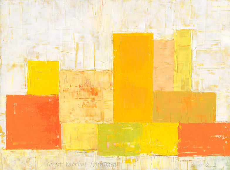 Margot Voorhies Thompson (b. 1948)  Bleached Desert Town, 2022