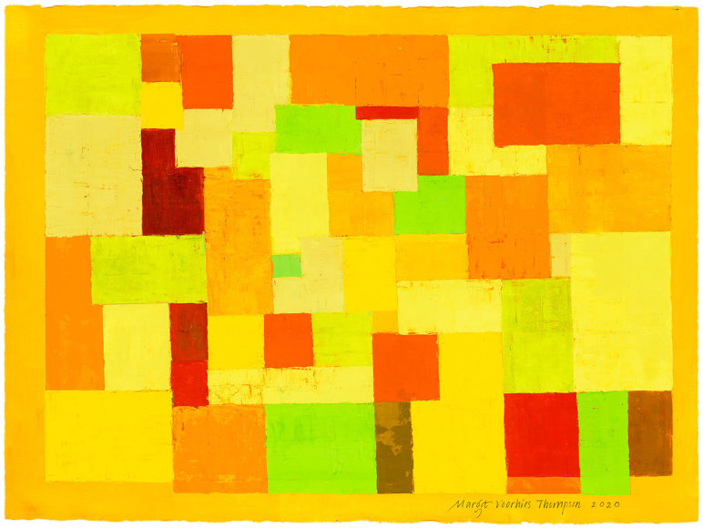 Margot Voorhies Thompson - Stone and Lichen Palette, Warner Valley near Plush, Oregon