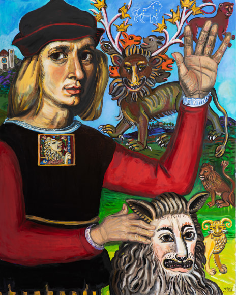 Mary Josephson (Born:1953)  The Green Man, 2022