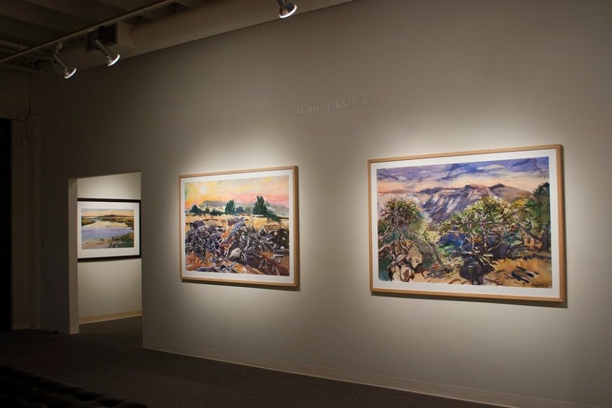 Henk Pander watercolors at Laura Russo Gallery February 2012